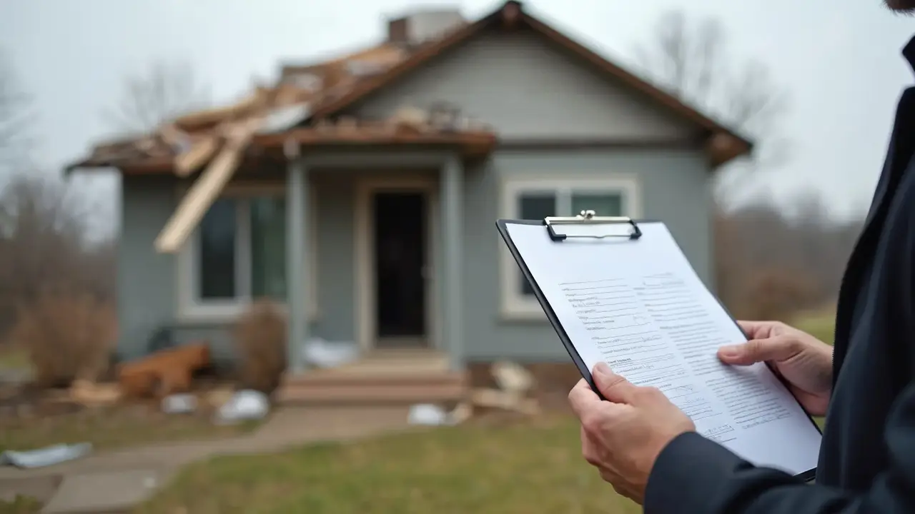 Roof insurance claim