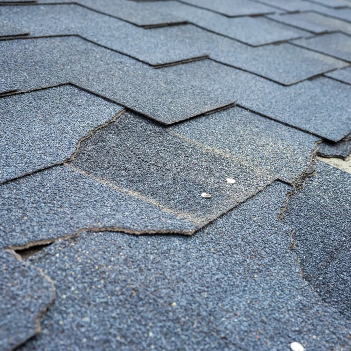 Roof damage storm