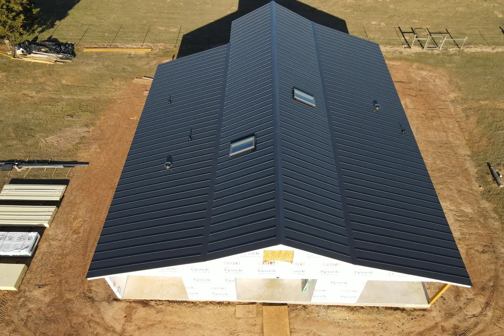 Metal roof project 18 01